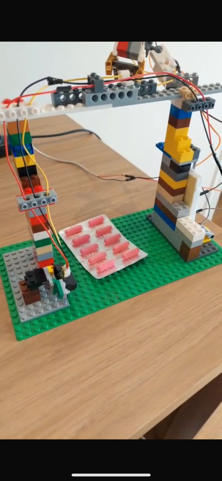 Construção suporte Led